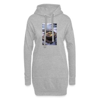 Suaasat - Hoodie-Kleid - Grau meliert - Vorne