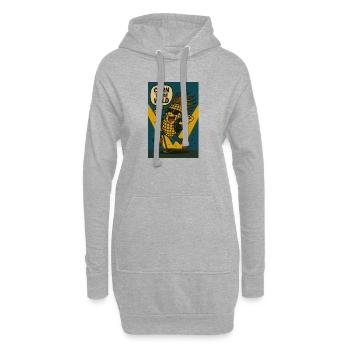 Corn To Be Wild - Hoodie-Kleid - Grau meliert - Vorne