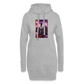 RockyZoo3 - Hoodie Dress - heather grey - Front
