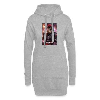 RockyZoo18 - Hoodie Dress - heather grey - Front