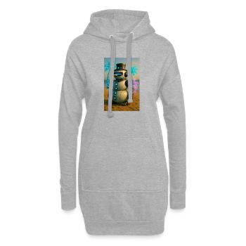 RockyZoo27 - Hoodie Dress - heather grey - Front