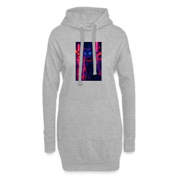 RockyZoo26 - Hoodie-Kleid - Grau meliert - Vorne