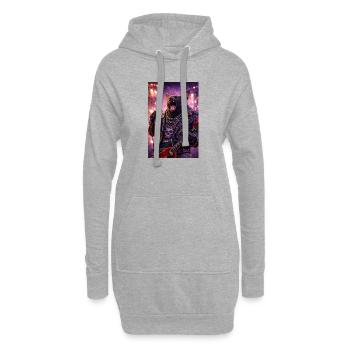RockyZoo31 - Hoodie Dress - heather grey - Front