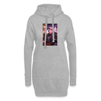 RockyZoo47 - Hoodie Dress - heather grey - Front