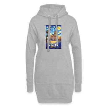 Elche Spain - Hoodie-Kleid - Grau meliert - Vorne