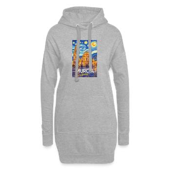 Murcia Spain - Hoodie-Kleid - Grau meliert - Vorne