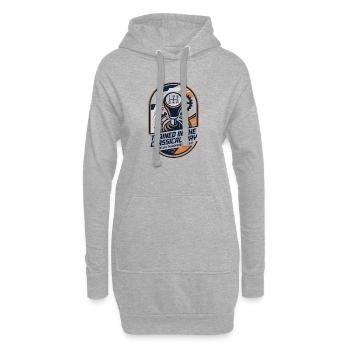 Ausbildung im klassischen Schaltgetriebe-Fahrer - Hoodie-Kleid - Grau meliert - Vorne
