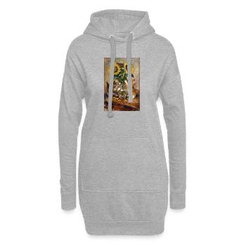 Sonnenblumen und Katzen Stillleben Henri Matisse - Hoodie-Kleid - Grau meliert - Vorne