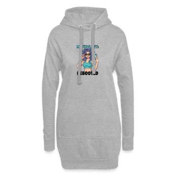Moderne Medusa-Mythologie neu gestartet - Hoodie-Kleid - Grau meliert - Vorne