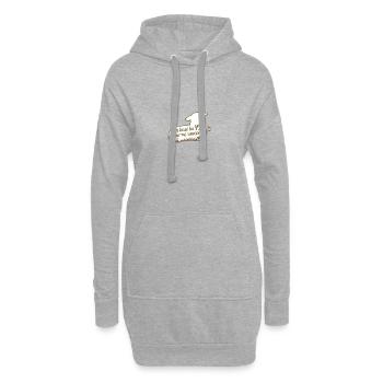La brebis perdue et les 99 - Sweat-shirt à capuche long Femme - gris chiné - Devant