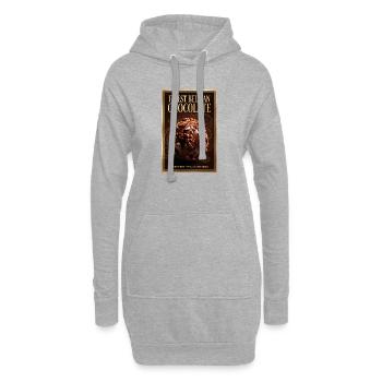 Finest Belgian Chocolate - Hoodie Dress - heather grey - Front