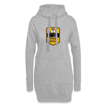 Wohnmobil, Camper Van, Kastenwagen - Hoodie-Kleid - Grau meliert - Vorne