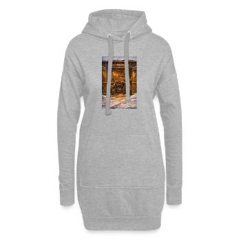 Helveti-Norland Motor OY - Hoodie-Kleid - Grau meliert - Vorne