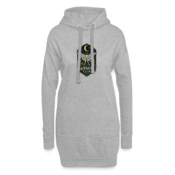 Nachtgarten Club - Hoodie-Kleid - Grau meliert - Vorne