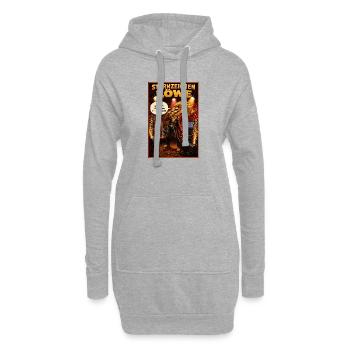 Sternzeichen Löwe - Humor mit großer Bühnenpräsenz - Hoodie-Kleid - Grau meliert - Vorne
