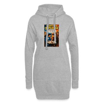 Sternzeichen Zwillinge - Humor für Unentschlossene - Hoodie-Kleid - Grau meliert - Vorne