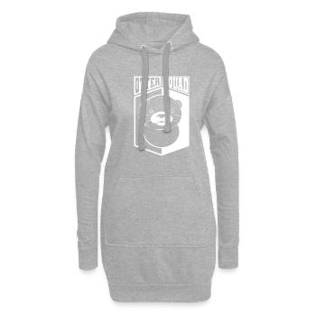 Otter Squad Cool Quote Jolie loutre de mer - Sweat-shirt à capuche long Femme - gris chiné - Devant