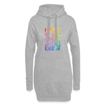 Lloret De Mar Party Crew - Hoodie-Kleid - Grau meliert - Vorne