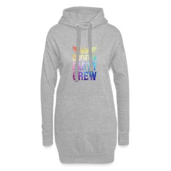 Croatie Dit de l’équipe du parti - Sweat-shirt à capuche long Femme - gris chiné - Devant