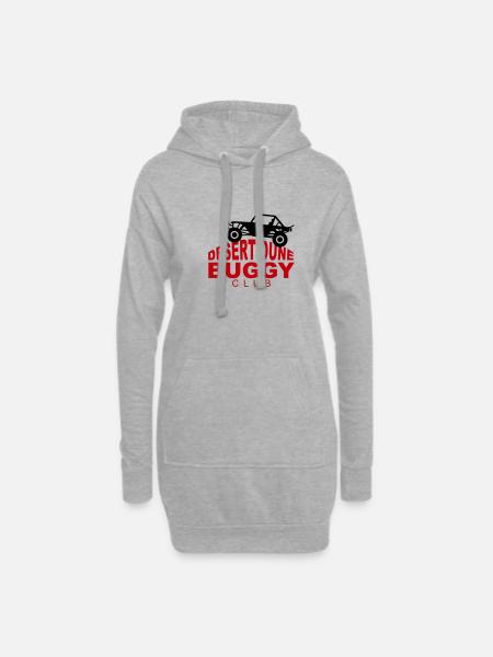 Wüstendüne Buggy - Hoodie-Kleid - Grau meliert
