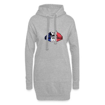 Mont Ventoux Slim France Edition - Sweat-shirt à capuche long Femme - gris chiné - Devant