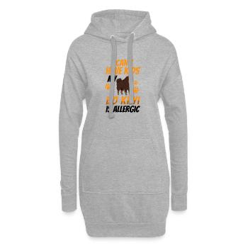 Habe einen Do Khyi Tibetdogge - Hoodie-Kleid - Grau meliert - Vorne