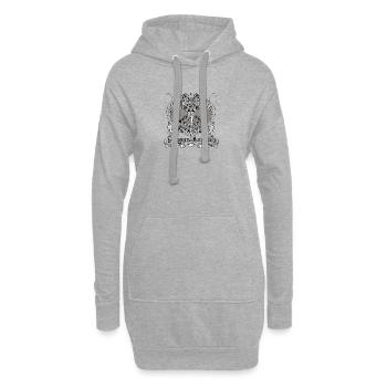 nonour and loyalty - Hoodie-Kleid - Grau meliert - Vorne