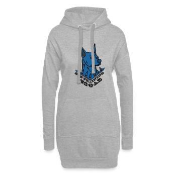 Professionelles Hundetraining Squad Dog Obedience - Hoodie-Kleid - Grau meliert - Vorne