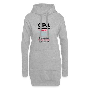 opa gmbh 02 - Hoodie-Kleid - Grau meliert - Vorne