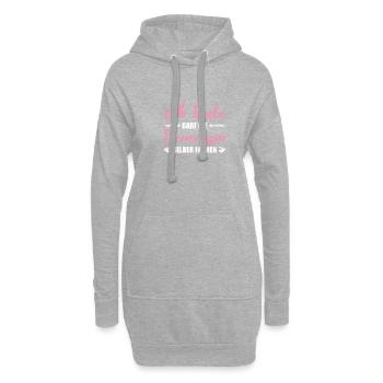 Prinzessin Fahrprüfung Führerschein bestanden - Hoodie-Kleid - Grau meliert - Vorne