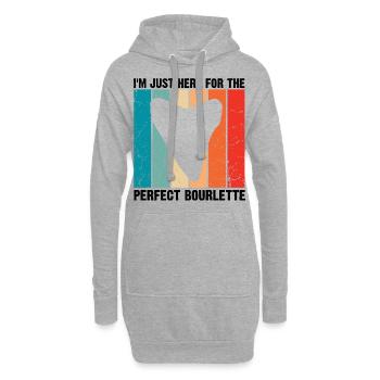 Paläontologe Designs Fossil Hunter Student - Hoodie-Kleid - Grau meliert - Vorne