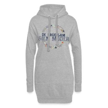 Mutter des Bräutigams - Hoodie-Kleid - Grau meliert - Vorne
