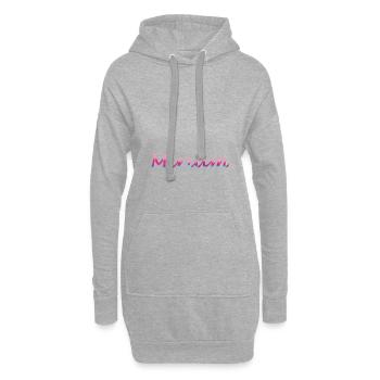 Miriam - Sweat-shirt à capuche long Femme - gris chiné - Devant
