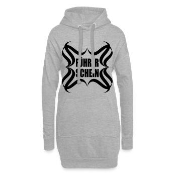 Félicitations, permis de conduire réussi - Sweat-shirt à capuche long Femme - gris chiné - Devant