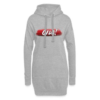 OIDA! - Hoodie-Kleid - Grau meliert - Vorne