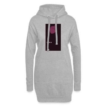 nuss - Hoodie-Kleid - Grau meliert - Vorne