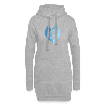 Chef Chef étoilé Cuisinier - Sweat-shirt à capuche long Femme - gris chiné - Devant