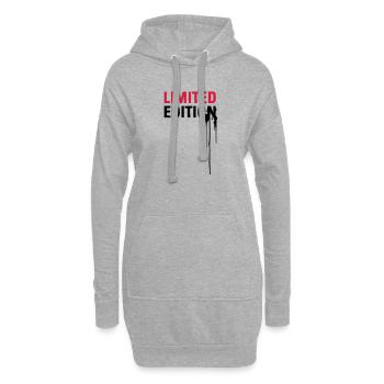 Limited Edition - Hoodie-Kleid - Grau meliert - Vorne