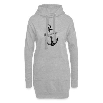 Wangerooge - Hoodie-Kleid - Grau meliert - Vorne