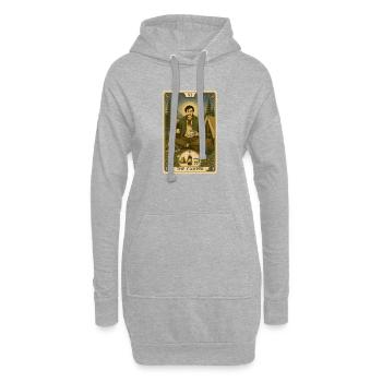 Camper | Camping & Outdoor Tarot - Hoodie-Kleid - Grau meliert - Vorne