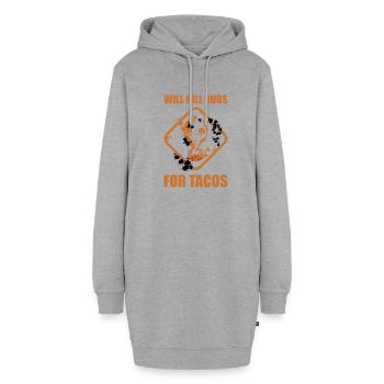 Exterminator Kammerjäger Schädlingsbekämpfung - Hoodie-Kleid - Grau meliert - Vorne