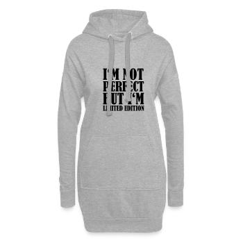 not perfect but limited edition - Hoodie-Kleid - Grau meliert - Vorne