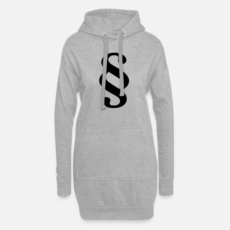 Paragraph - Hoodie-Kleid - Grau meliert