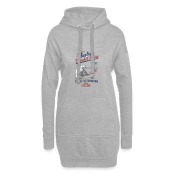 Kitzsteinhorn Austria Snowboard Ski Extreme Design - Hoodie-Kleid - Grau meliert - Vorne