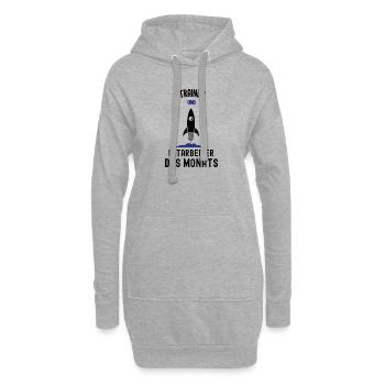 Mitarbeiter des Monats Trainer Sportlehrer Coach - Hoodie-Kleid - Grau meliert - Vorne