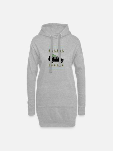 Defender 110 Black Christmas Light - Hoodie-Kleid - Grau meliert