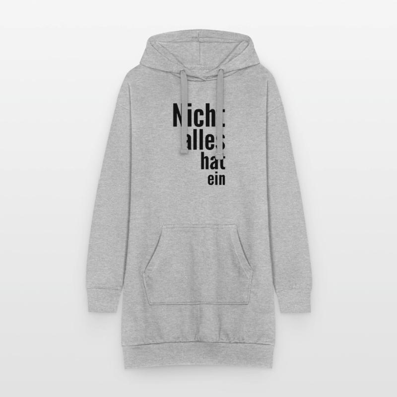 Nicht alles hat ein Hoodie-Kleid