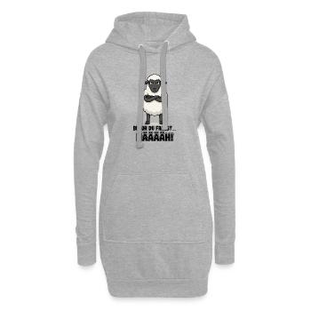  Bevor Du Fragst Nääääh Grummeliges Schaf Für - Hoodie-Kleid - Grau meliert - Vorne