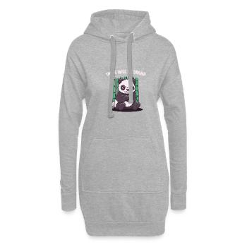 It will be dramatic, funny, sarcastic humor -Sat - Hoodie Dress - heather grey - Front