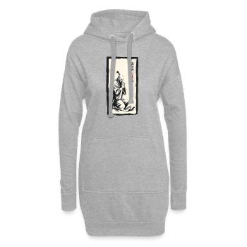 Monk - Hoodie-Kleid - Grau meliert - Vorne